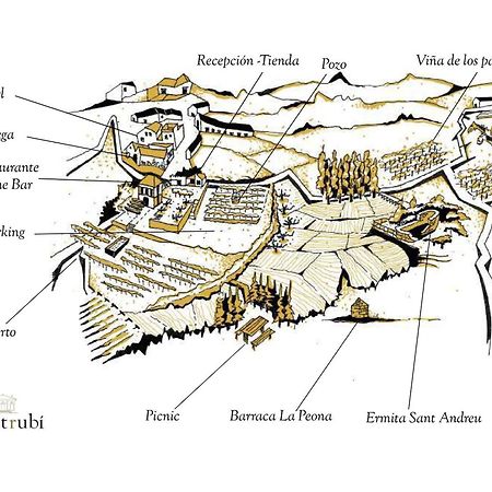 Casa Gran 1771 - Montrubi Winery Hotel - Adults Only Font-Rubi Eksteriør bilde